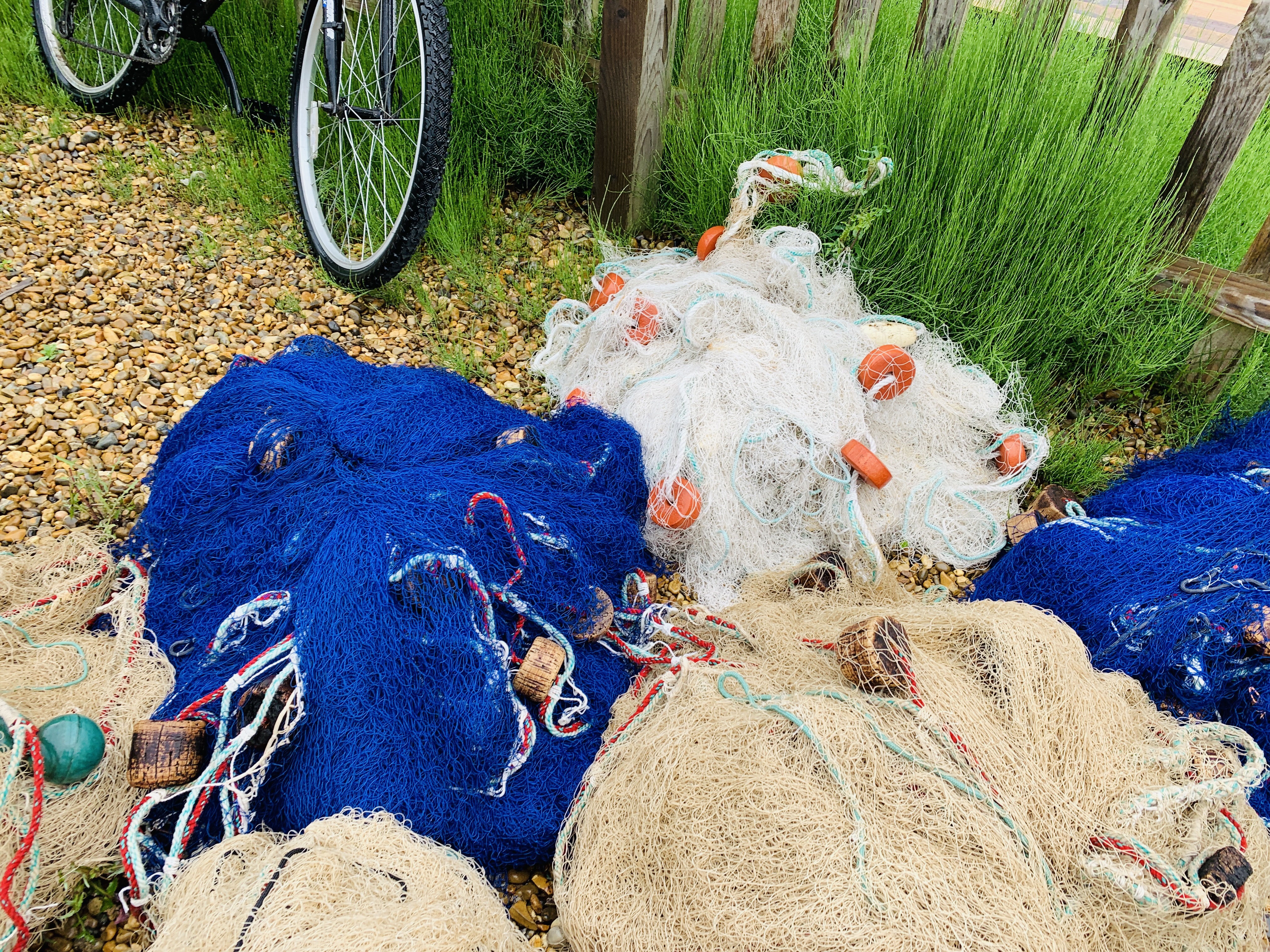 12 VARIOUS FISHING NETS - Image 6 of 6
