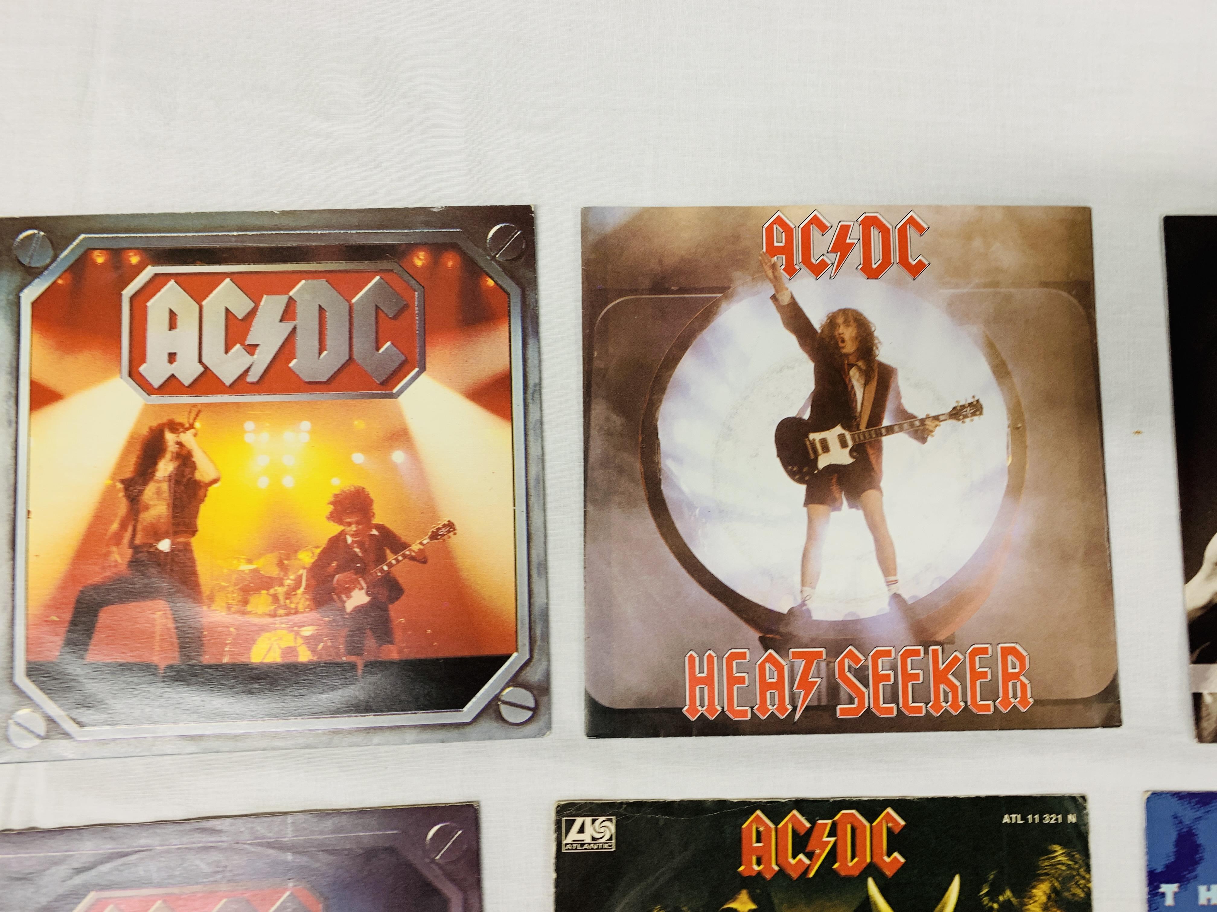 COLLECTION OF 11 ACDC 45RPM SINGLES - Image 6 of 9