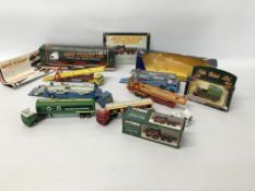 3 X CORGI EDDIE STOBART DIE-CAST MODELS TO INCLUDE 61203, 30202,