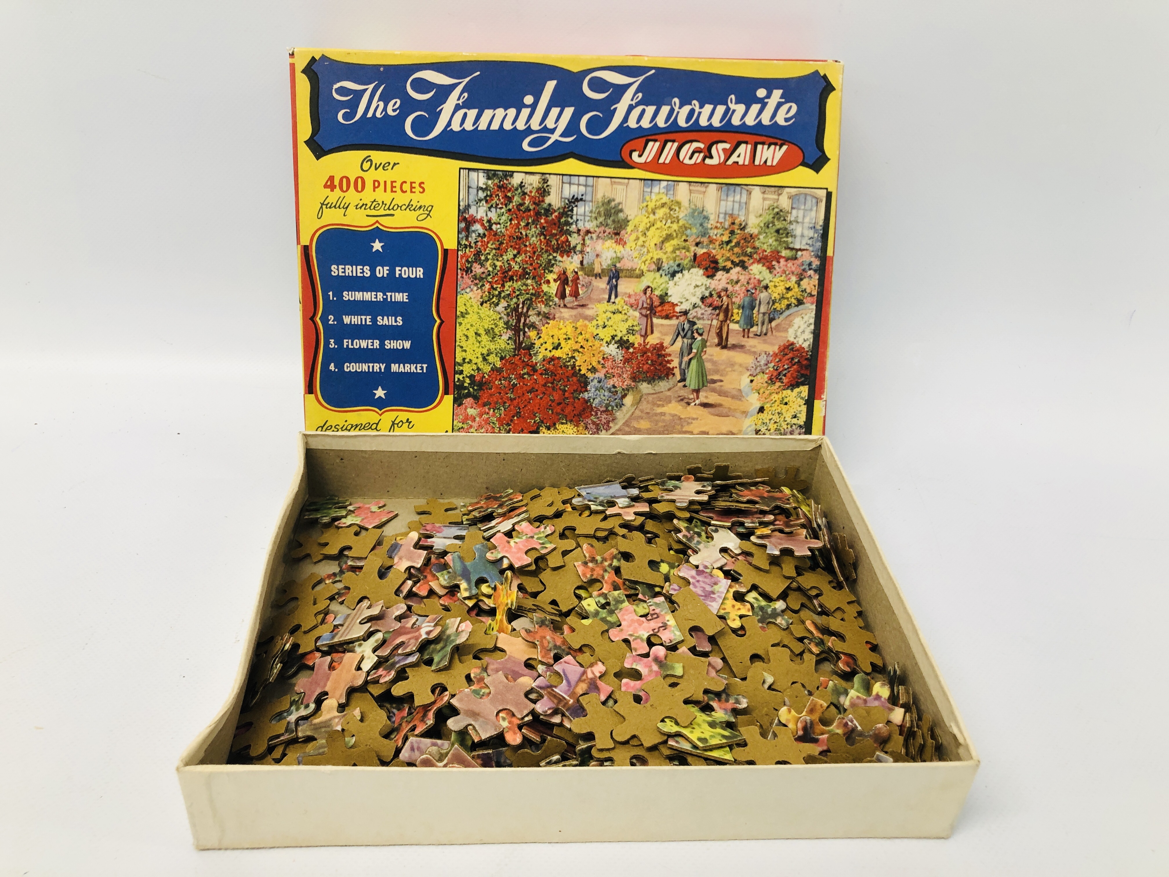 3 X VINTAGE BOXED RAILWAY RELATED PUZZLES + ONE OTHER ALONG WITH A TRIANG CHORAL SPINNING TOP - Image 4 of 9