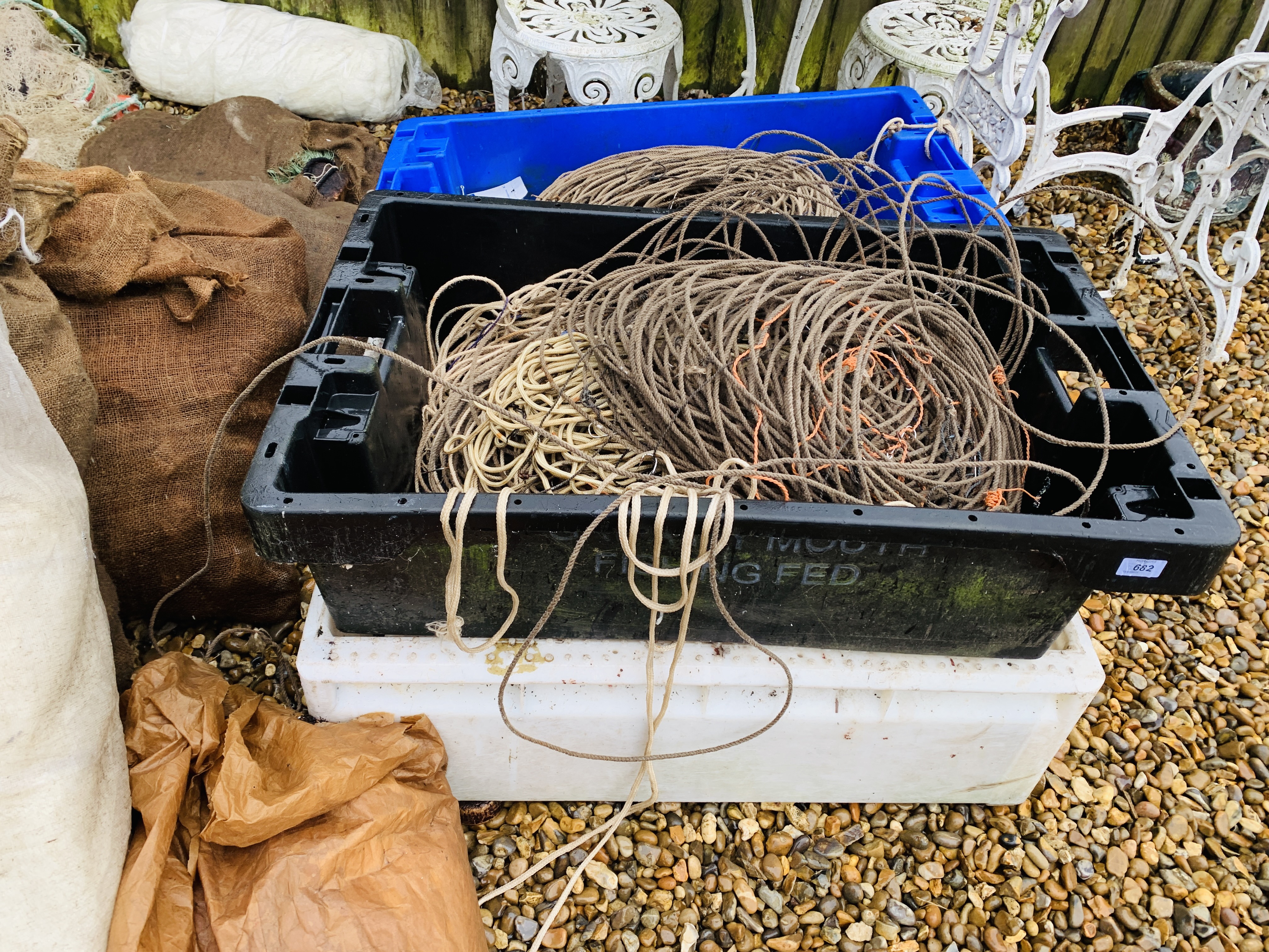 13 VARIOUS FISHING NETS, - Image 6 of 8