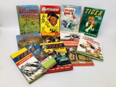 BOX OF VARIOUS FOOTBALL RELATED ANNUALS