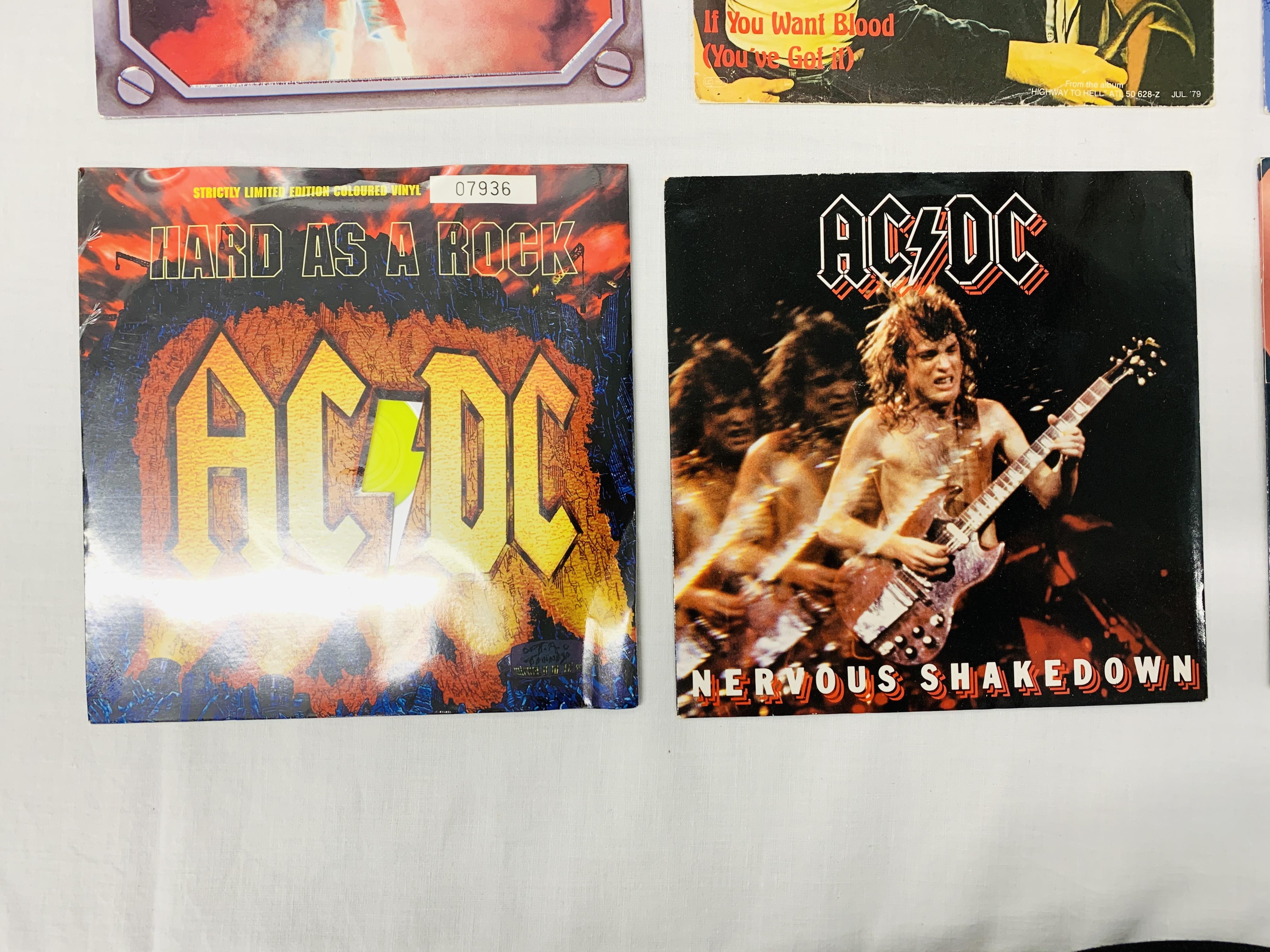 COLLECTION OF 11 ACDC 45RPM SINGLES - Image 4 of 9