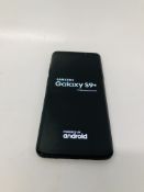 A SAMSUNG GALAXY S9+ SMARTPHONE - SOLD AS SEEN - NO GUARANTEE OF CONNECTIVITY