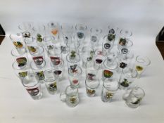 COLLECTION OF BEER FESTIVAL COLLECTORS GLASSES TO INCLUDE MAINLY "NORWICH" APPROX 39