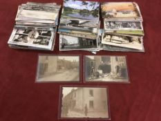 MIXED POSTCARDS (APPROX 160) INCLUDING THREE RPs (ONE DAMAGED) SHOWING ZEPPELIN RAID AT GREAT