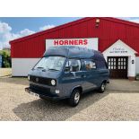 G617 JPW 1989 VOLKSWAGEN TRANSPORTER DIESEL. 1715CC CAMPER VAN CONVERSION. 148,502 MILES.