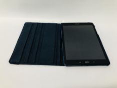 A SAMSUNG GALAXY TAB A MODEL SM-T550 - SOLD AS SEEN - NO GUARANTEE OF CONNECTIVITY