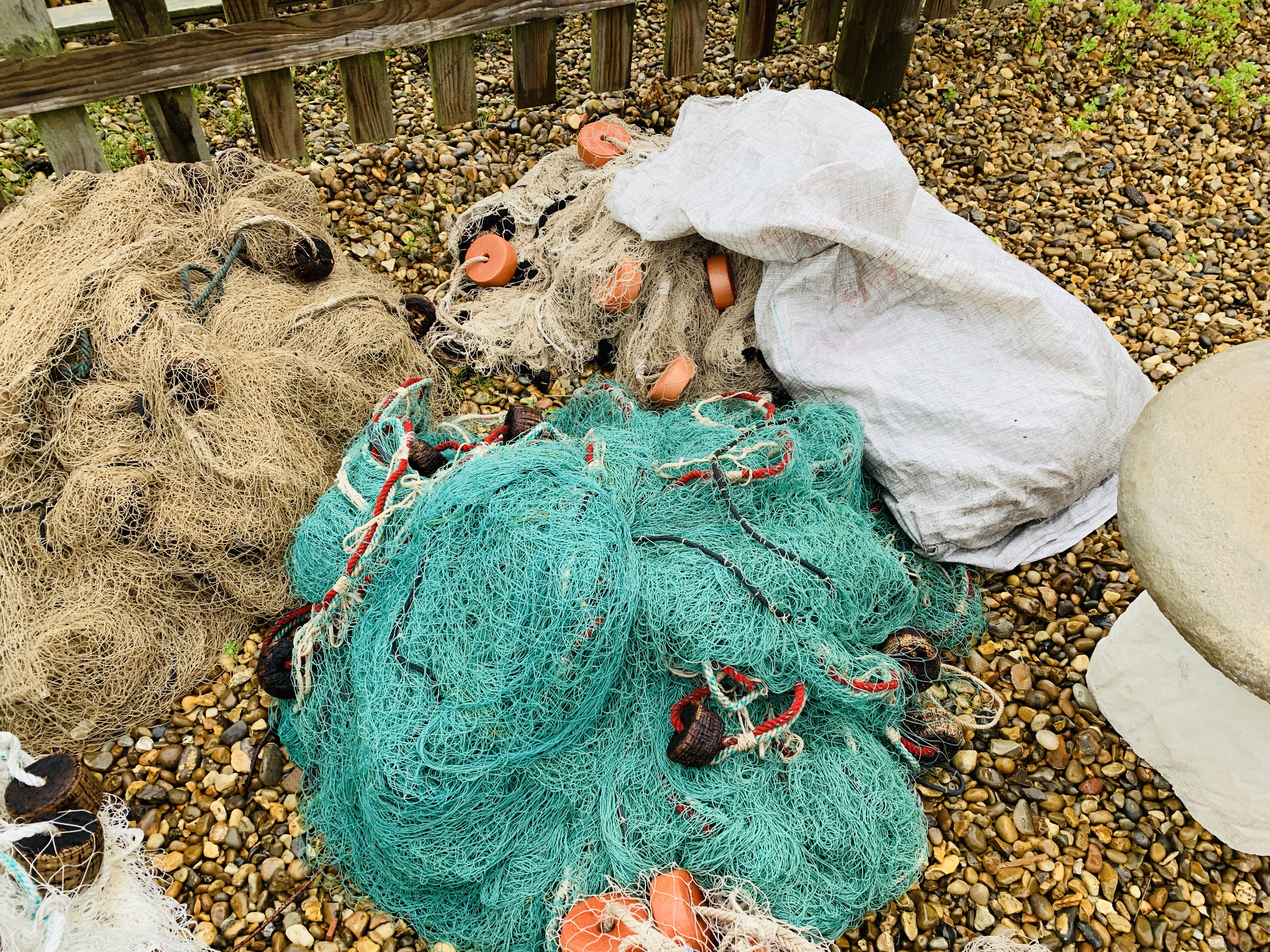 12 VARIOUS FISHING NETS - Image 3 of 6