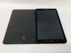 A SAMSUNG GALAXY TAB A MODEL SM-T580 - SOLD AS SEEN - NO GUARANTEE OF CONNECTIVITY