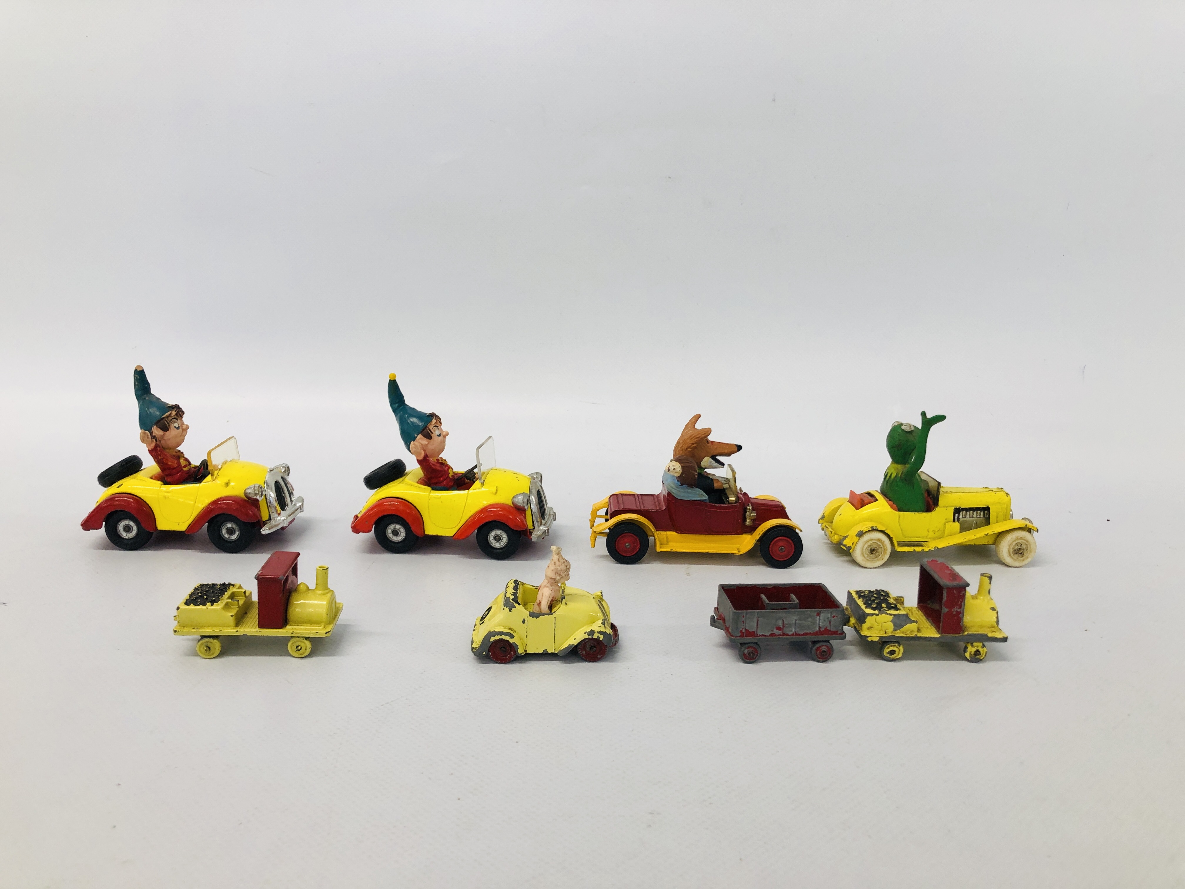 7 X VINTAGE CORGI NODDYS DIE-CAST MODEL VEHICLES - Image 9 of 9