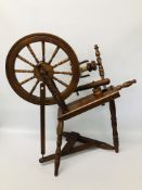 HARDWOOD SPINNING WHEEL