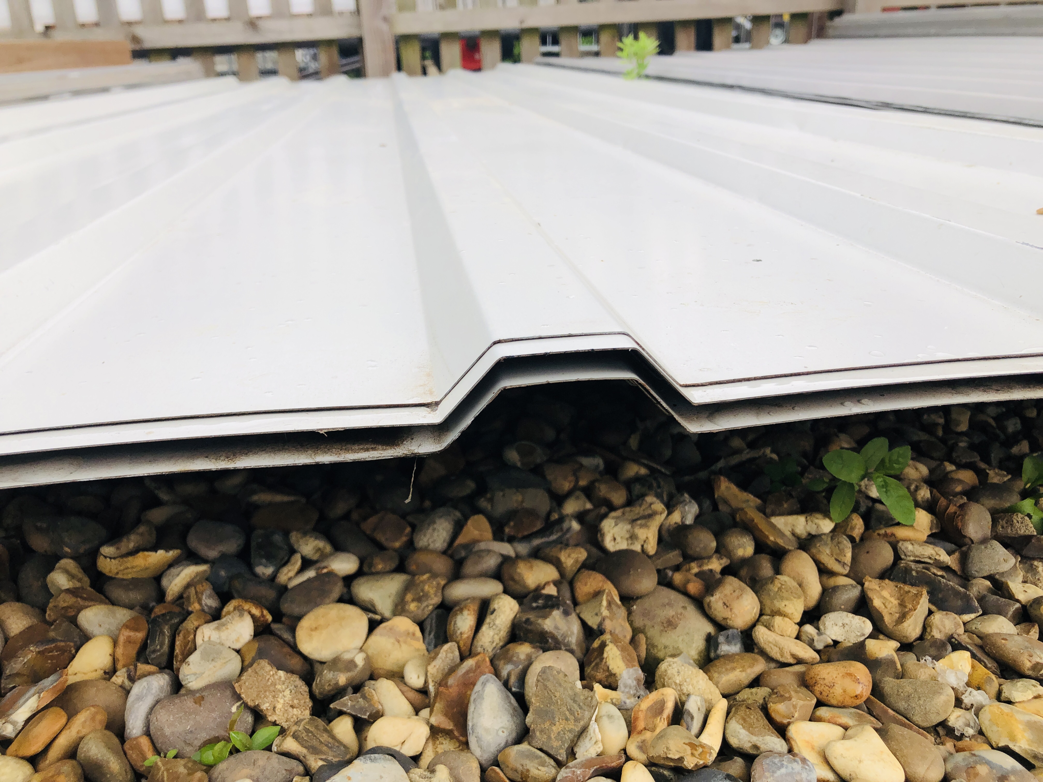 17 x 3M X 1M PROFILE STEEL ROOF LINER SHEETS (GREY / BROWN) - Image 2 of 2