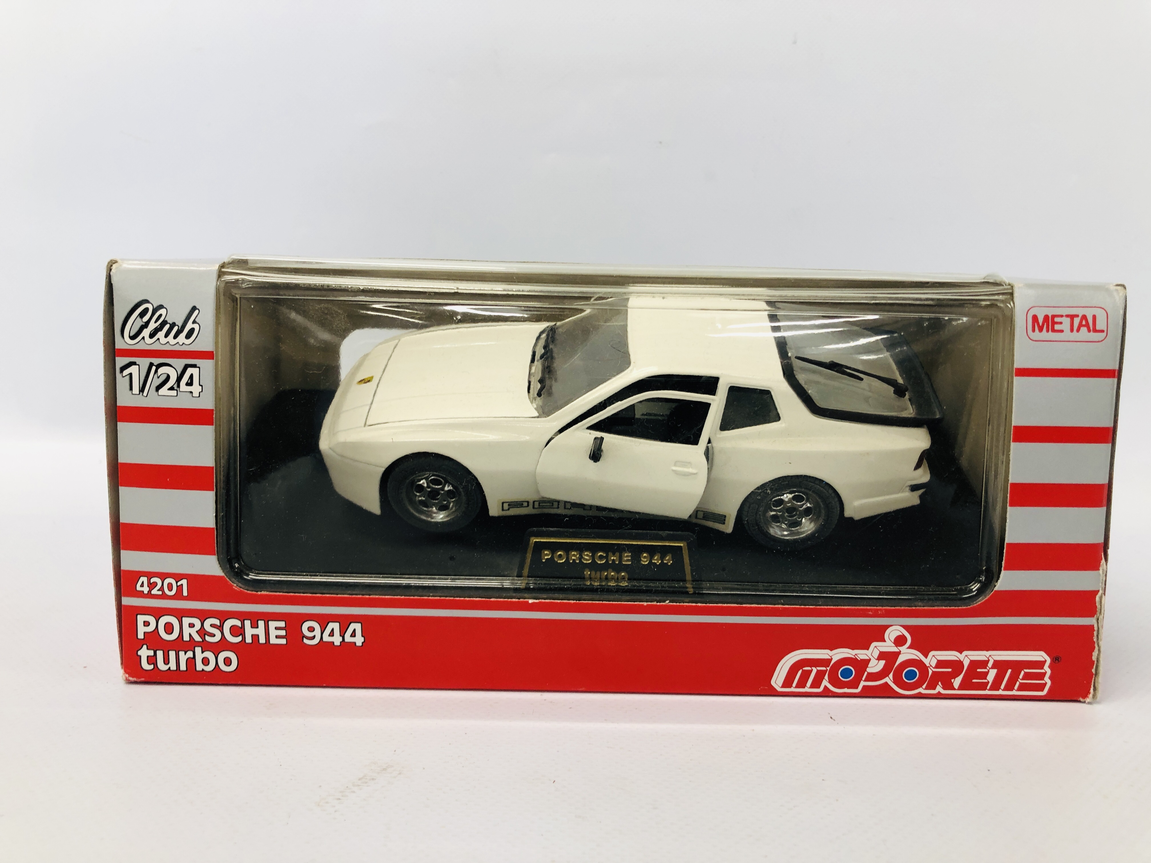 MAJORETTE 4201 DIE-CAST PORSCHE 944 TURBO (BOXED), - Image 7 of 10