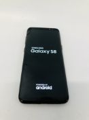 A SAMSUNG GALAXY S8 SMARTPHONE - SOLD AS SEEN - NO GUARANTEE OF CONNECTIVITY