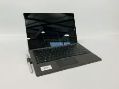 MICROSOFT SURFACE TABLET 256GB MICROSOFT 8 PRO WITH KEYBOARD CASE AND MICROSOFT PEN (NO CHARGER)
