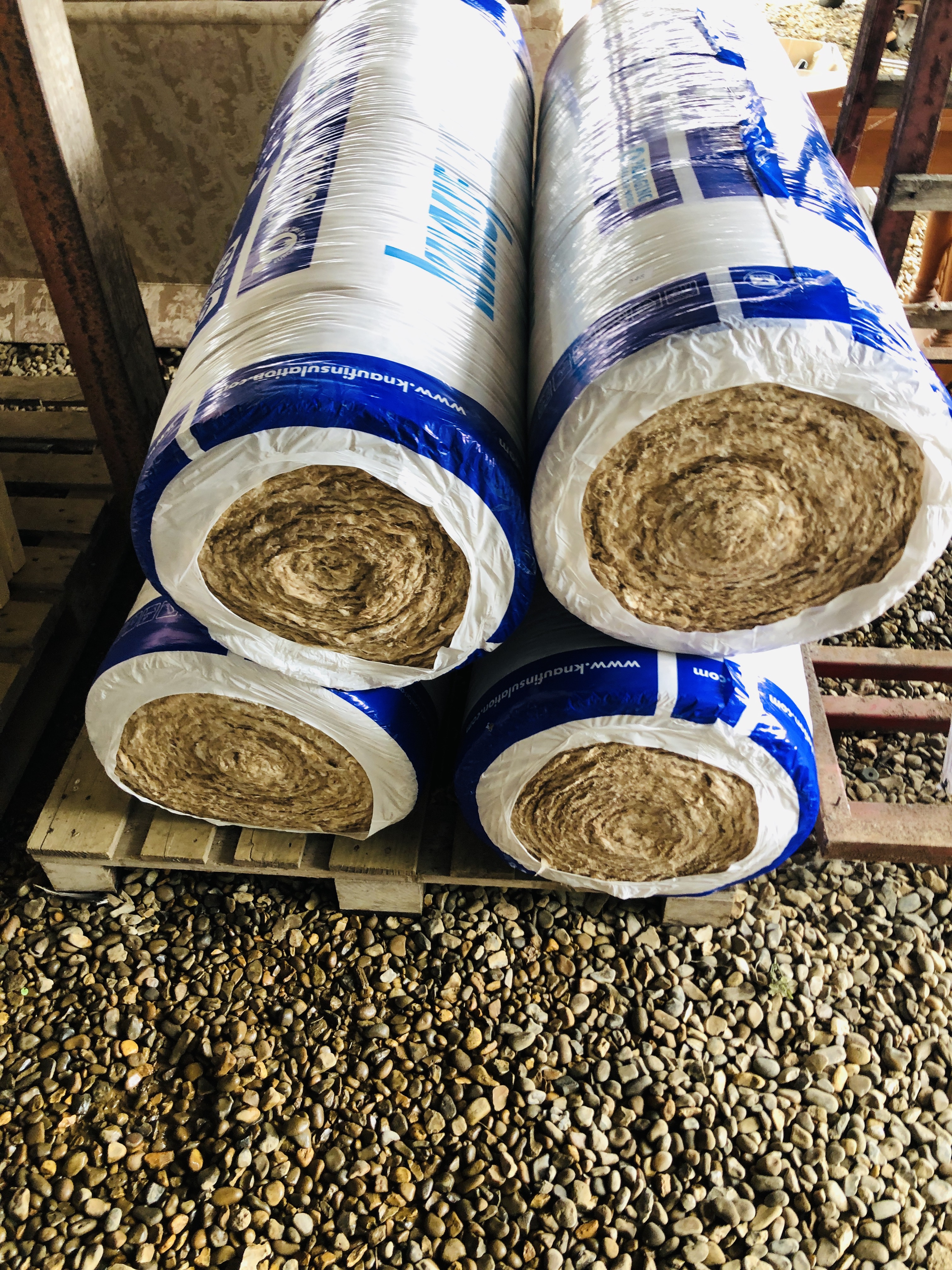 4 X ROLLS KNAUF 50MM INSULATION