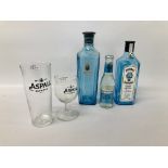 AX BOMBAY SAPPHIRE DISPLAY BOTTLES,