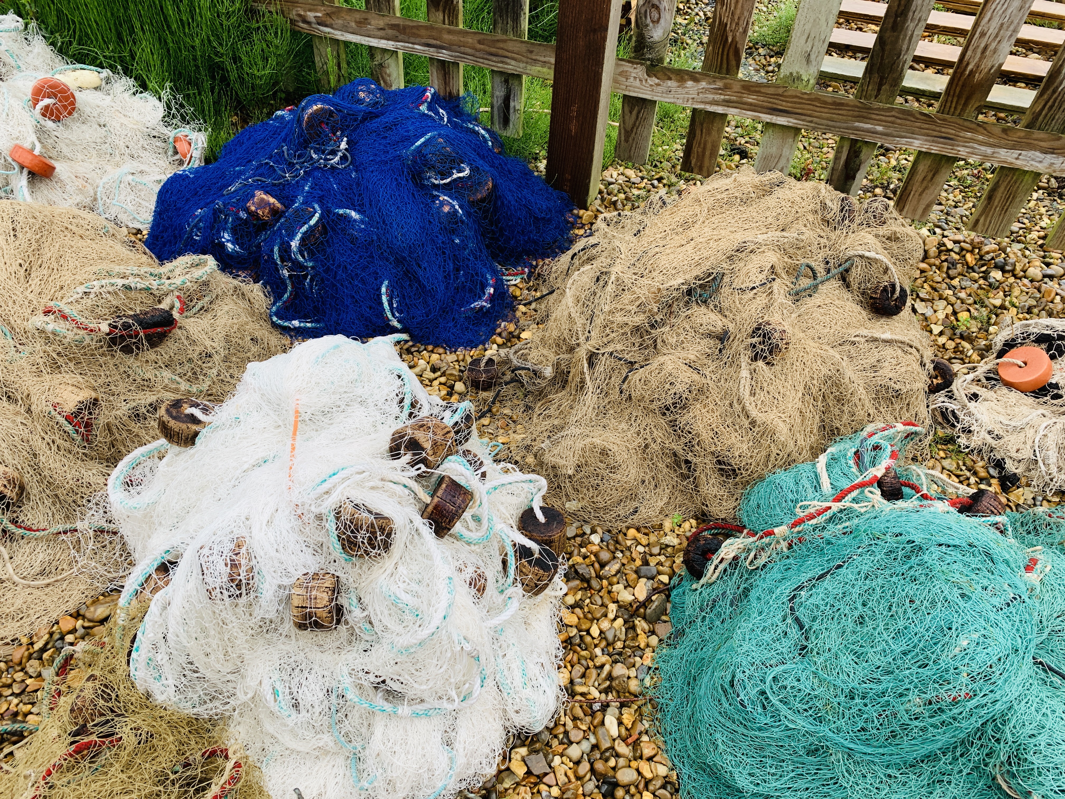 12 VARIOUS FISHING NETS - Image 4 of 6