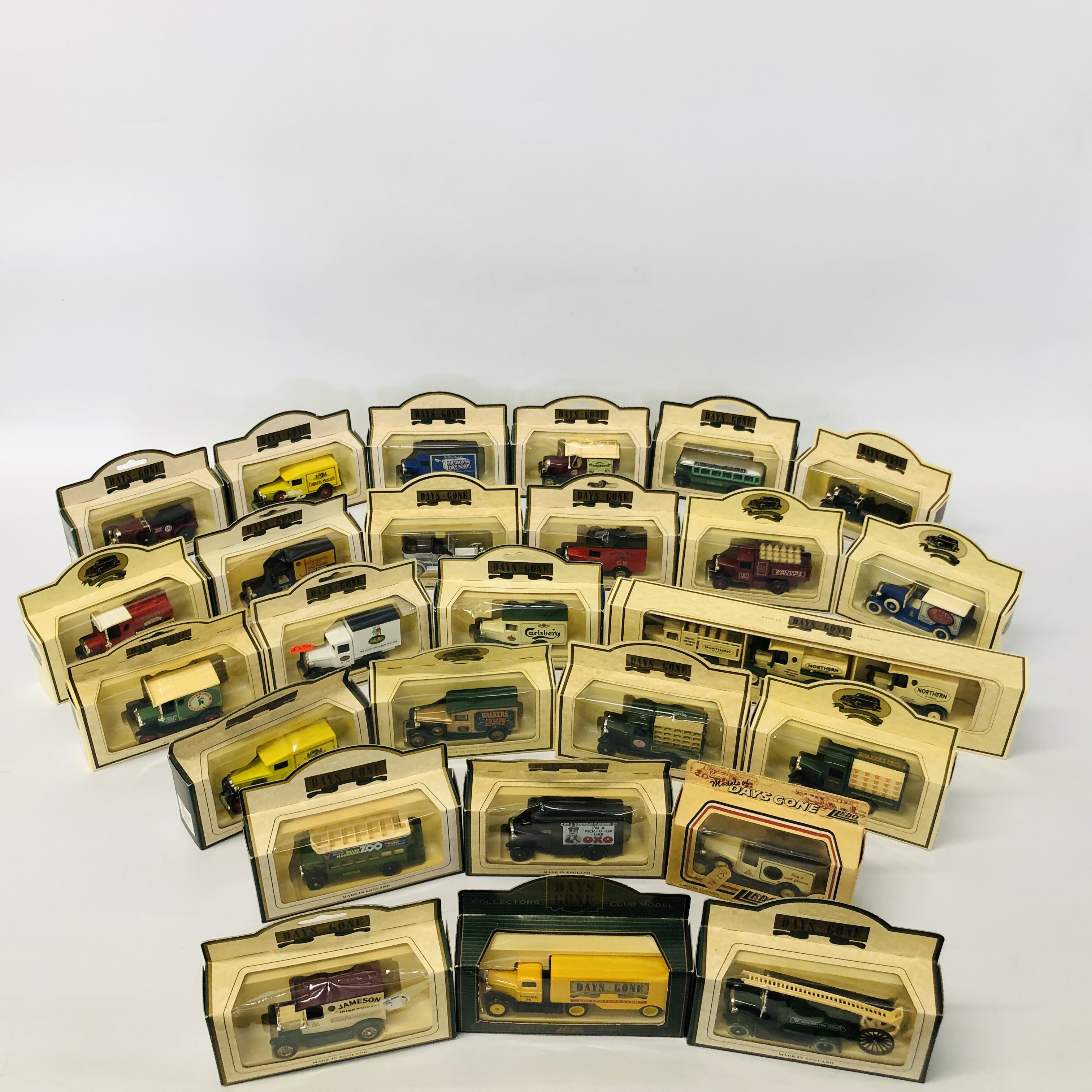 COLLECTION OF DAYS GONE COLLECTORS DIE-CAST MODEL VEHICLES IN ORIGINAL BOXES