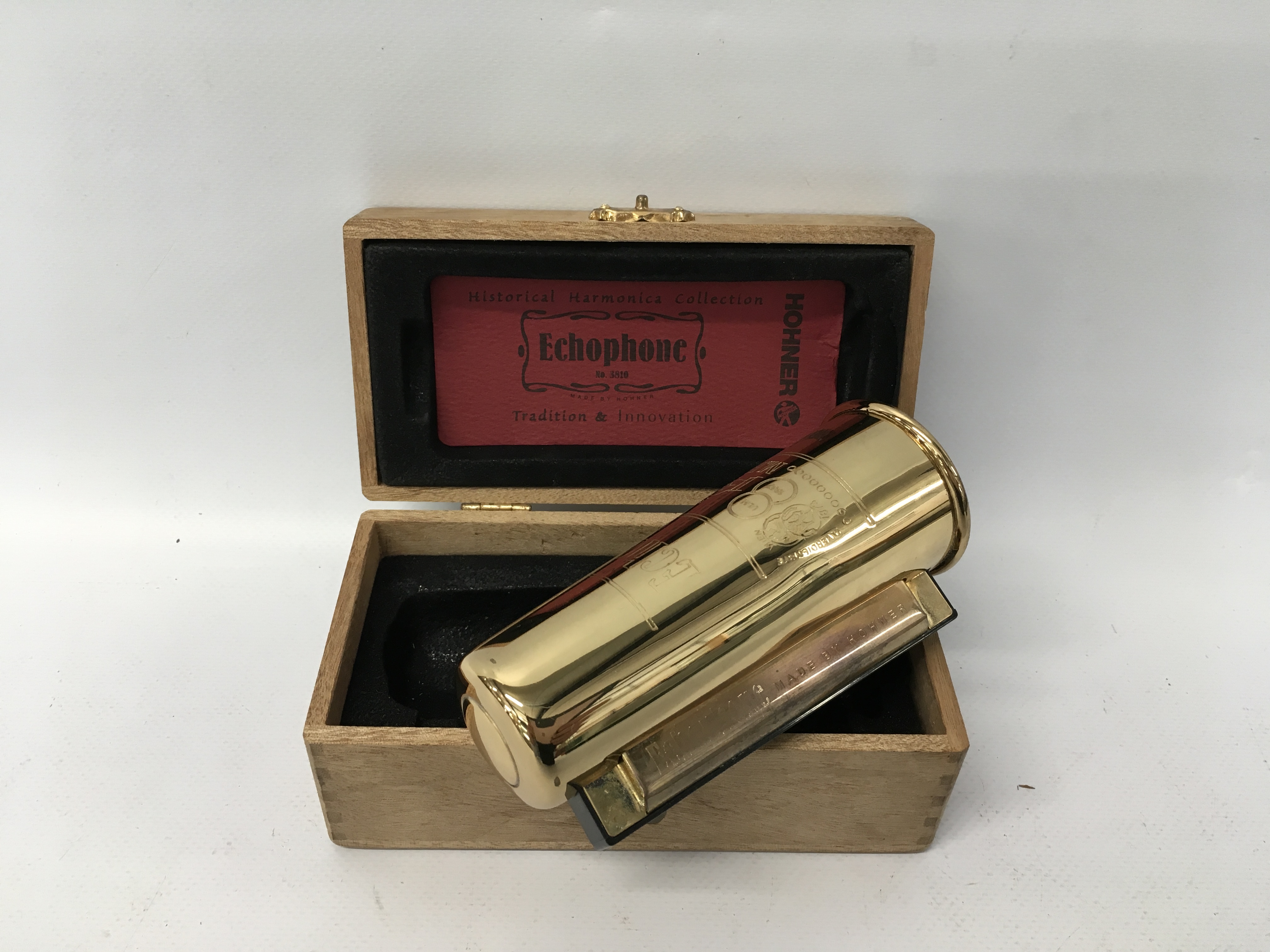 HOHNER ECHOPHONE IN ORIGINAL FITTED WOODEN BOX