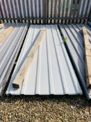 17 x 3M X 1M PROFILE STEEL ROOF LINER SHEETS (GREY / BROWN)