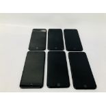 SIX APPLE IPHONE 7 PLUS - ICLOUD LOCKED - SPARES & REPAIRS ONLY - 2 SCREENS A/F - SOLD AS SEEN