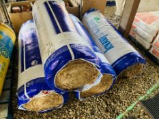 4 ROLLS OF KNAUF 10MM ACOUSTIC INSULATION