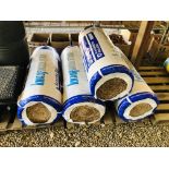 4 ROLLS OF KNAUF 100MM.