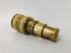 IVORY & GILT BRASS SPY GLASS C.