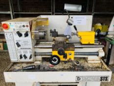 A BOXFORD STS METAL WORKING LATHE - IMPORTANT NOTE: DUE TO THE WEIGHT WE CANNOT PROVIDE EQUIPMENT