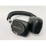 A PAIR OF BOWERS AND WILKINS BLUETOOTH HEADPHONES - SOLD AS SEEN