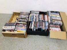 3 X BOXES OF ASSORTED DVD'S - SOLD AS SEEN