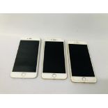 3 X APPLE IPHONE 6 PLUS - ICLOUD LOCKED - SPARES & REPAIRS ONLY - SOLD AS SEEN