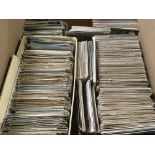 BOX WITH LARGE QUANTITY MIXED POSTCARDS,