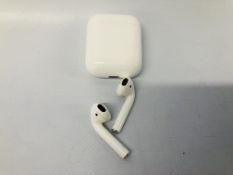 A PAIR OF APPLE EARPODS IN CASE - SOLD AS SEEN