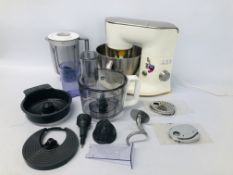 A PHILIPS COMBINATION FOOD MIXER WITH ACCESSORIES - SOLD AS SEEN