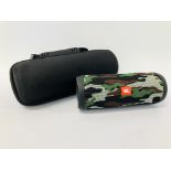 A JBL FLIP 4 BLUETOOTH SPEAKER IN TRAVEL CASE - SOLD AS SEEN