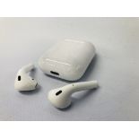 A PAIR OF APPLE EARPODS IN CASE - SOLD AS SEEN