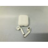 A PAIR OF APPLE EARPODS IN CASE - SOLD AS SEEN