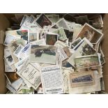 BOX OF LOOSE CIGARETTE CARDS