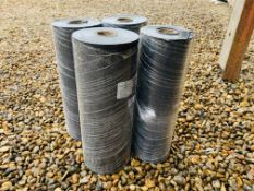 4 X 30M X 450MM ROLLS OF DAMP PROOF COURSE