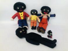 COLLECTION OF 4 VINTAGE GOLLY DOLLS