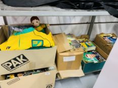 LARGE QUANTITY OF ASSORTED NORWICH CITY PROGRAMMES + BOX OF RELATED CLOTHING,