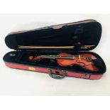 "STENTOR" VIOLIN IN FITTED CASE