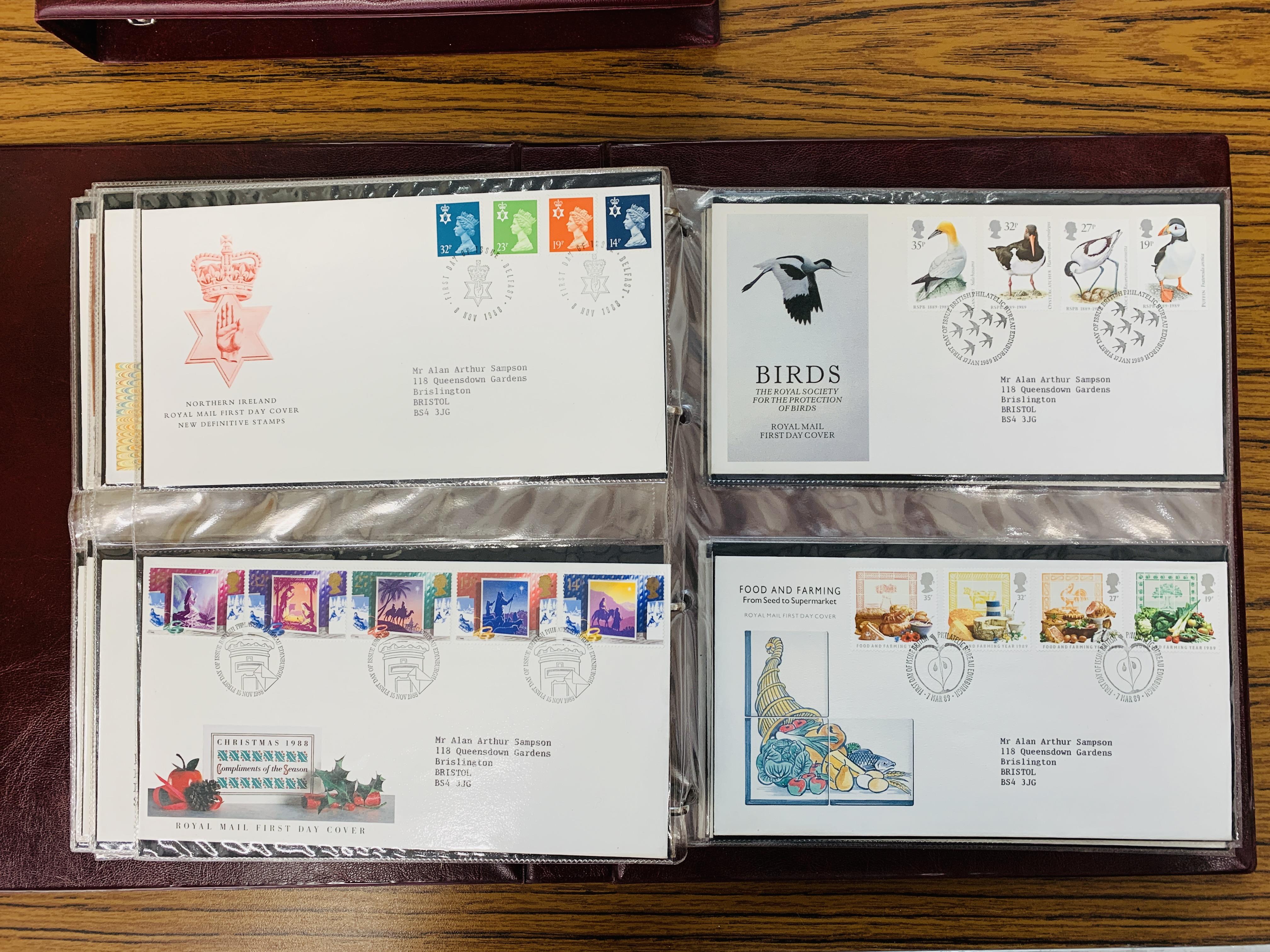 TWO ALBUMS WITH 1980-99 GB FDC, ALSO QUANTITY POSTCARDS TO INCLUDE GRETNA GREEN, DORSET, DEVON, - Image 18 of 28