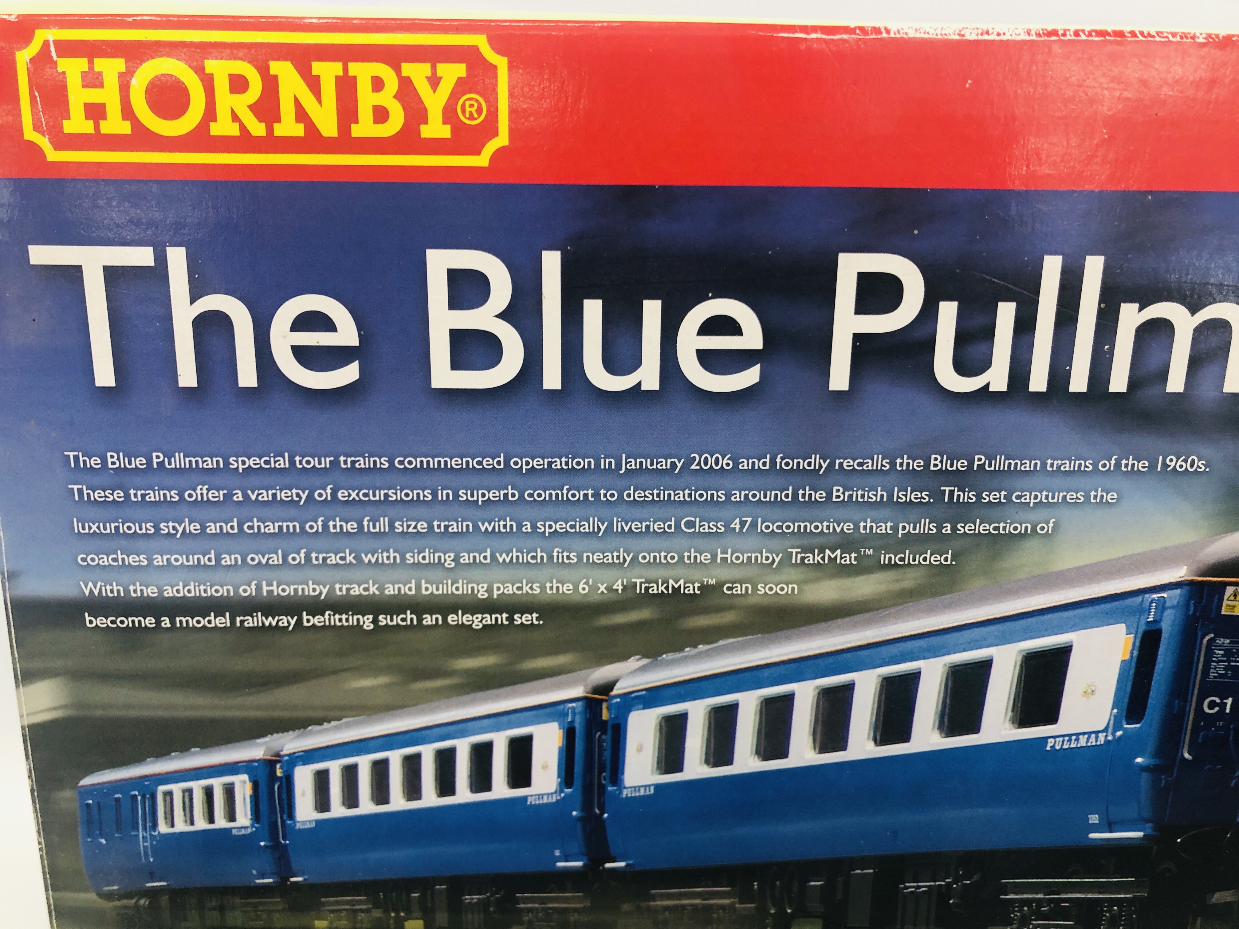 HORNBY "THE BLUE PULLMAN" 00 GAUGE R1093 ELECTRIC TRAIN SET BOXED - SOLD AS SEEN - Image 7 of 7