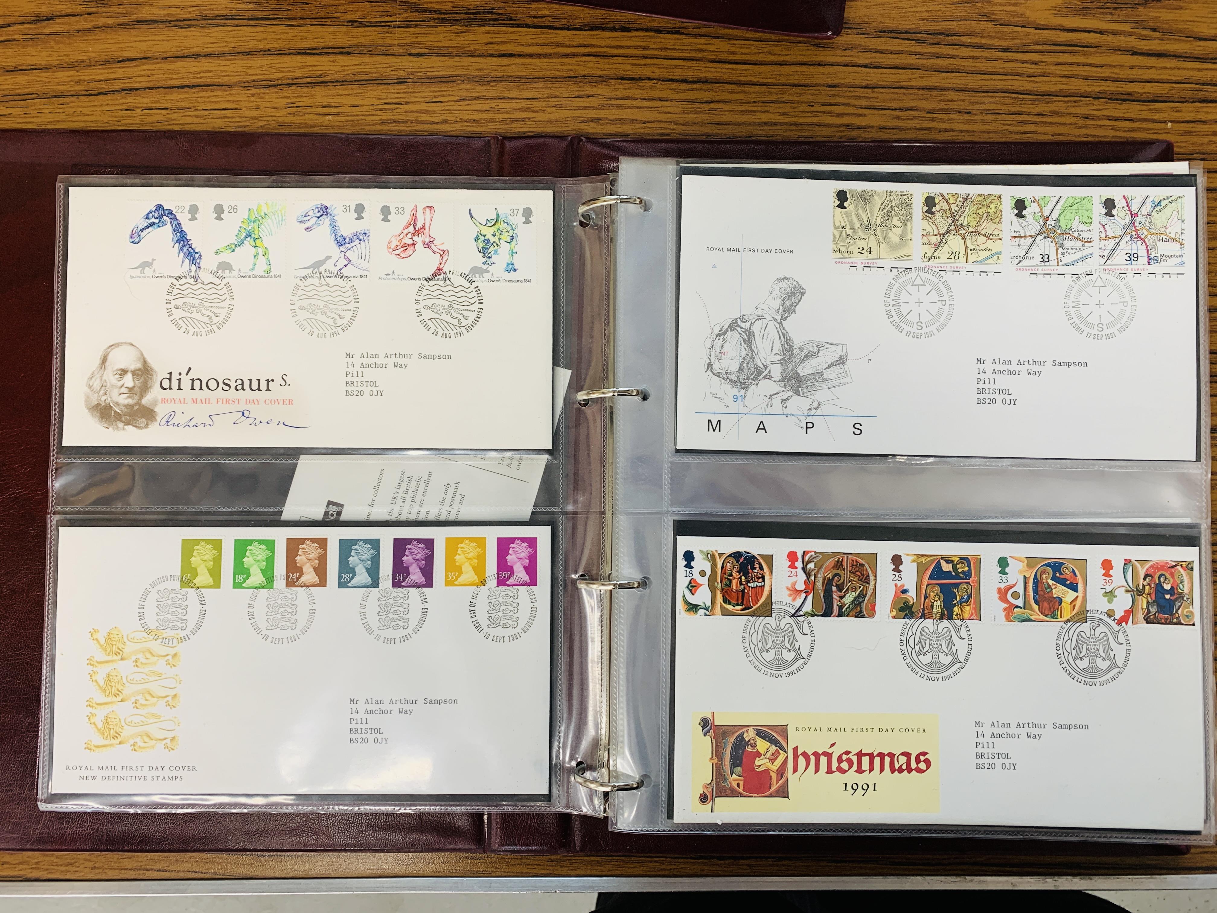 TWO ALBUMS WITH 1980-99 GB FDC, ALSO QUANTITY POSTCARDS TO INCLUDE GRETNA GREEN, DORSET, DEVON, - Image 16 of 28