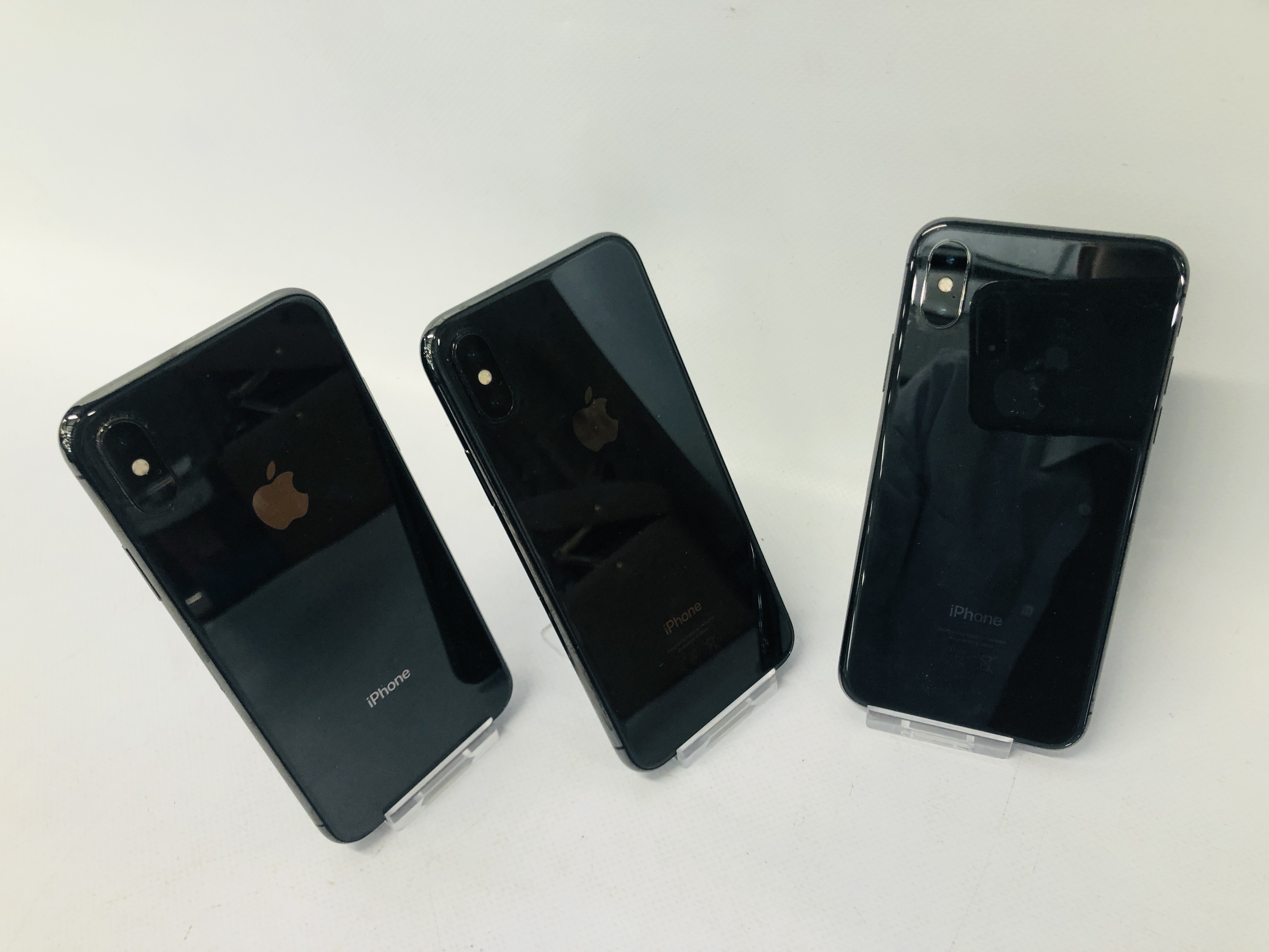 3 X APPLE IPHONE X (ONE A/F CONDITION) ICLOUD LOCKED, - Image 2 of 2