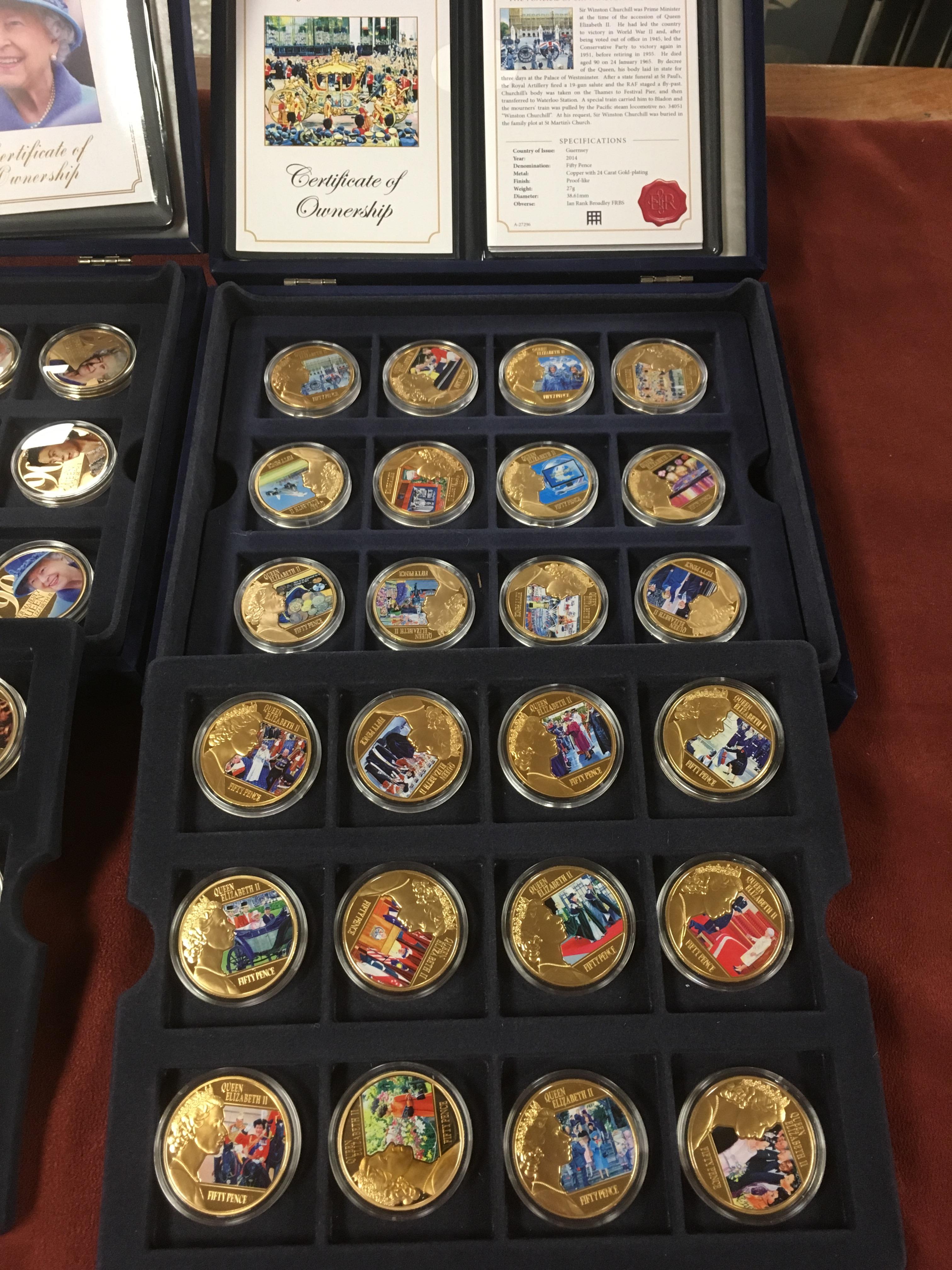 WESTMINSTER COINS IN CASES COMPRISING 2015 REFLECTIONS OF A REIGN (24 COINS), - Image 4 of 4